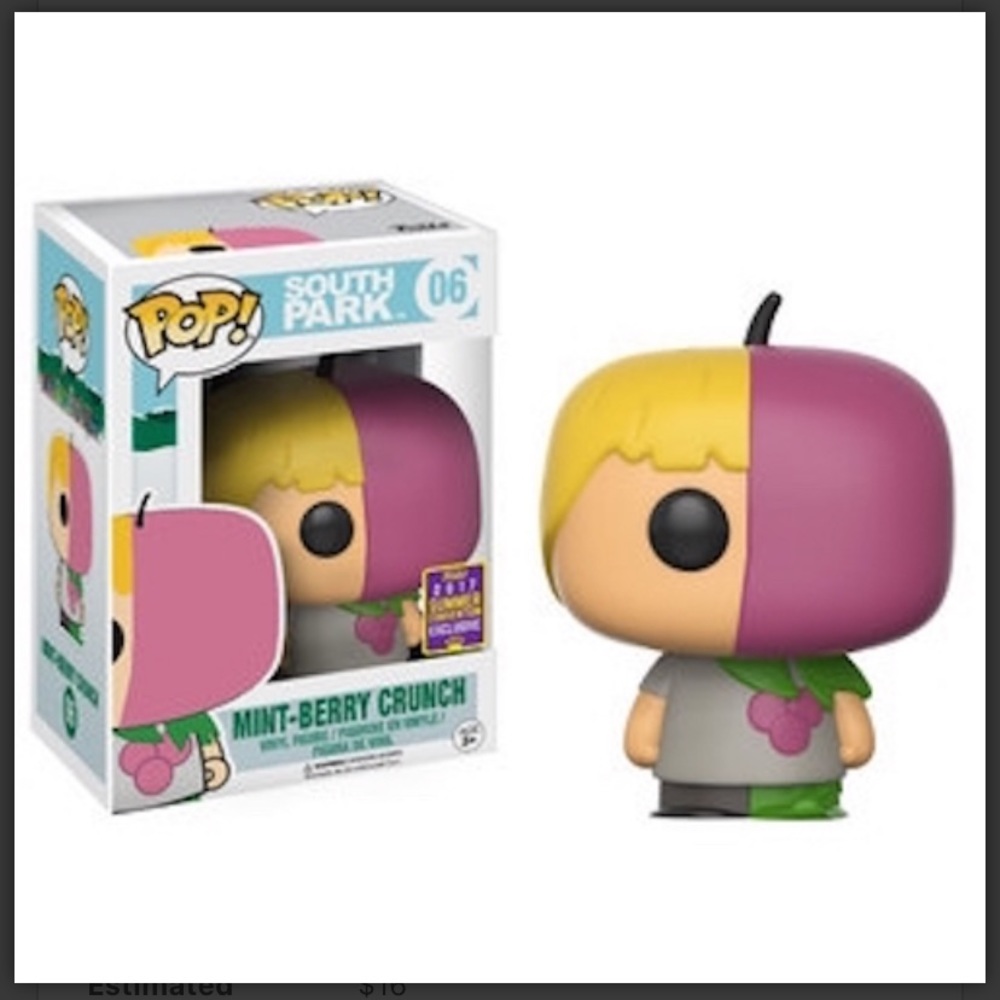 Funko Pop Mint Berry Crunch #06 South Park Exclusive Figure